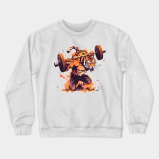 tiger deadlift Crewneck Sweatshirt